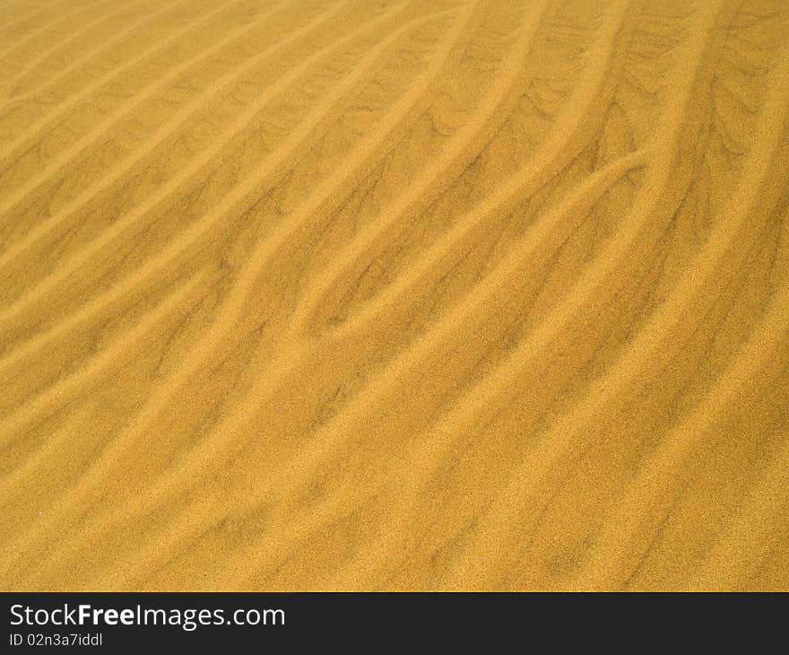 Texture of sand, Sand dunes, Cape Reinga, New Zealand