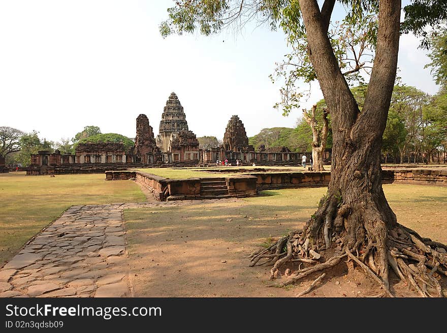 Phimai Stone Ruined Castle, Thailand. Phimai Stone Ruined Castle, Thailand