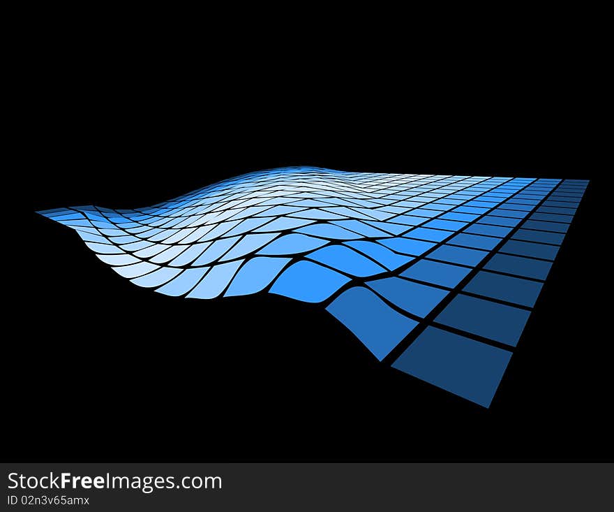 Vector background in blue color