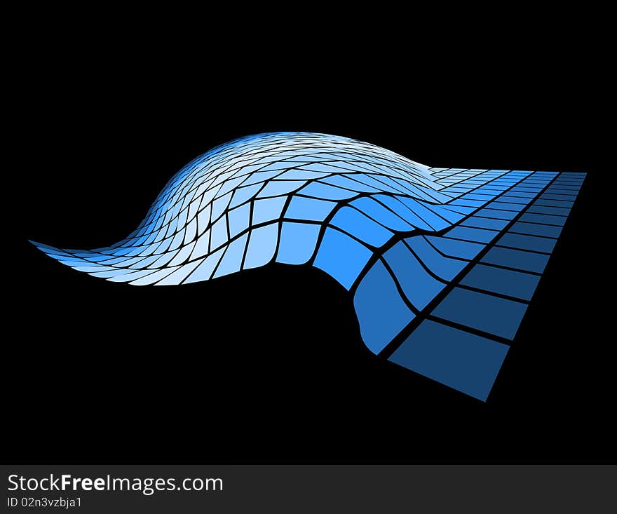 Vector background in blue color