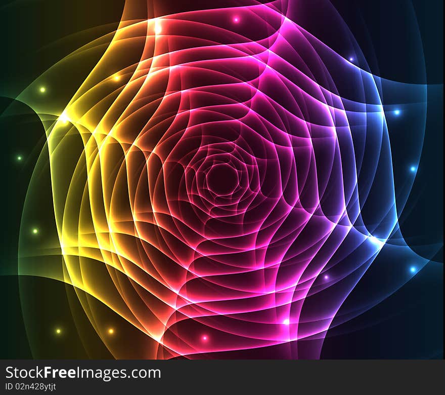 Abstract rainbow lights - colored  background. EPS10. Abstract rainbow lights - colored  background. EPS10