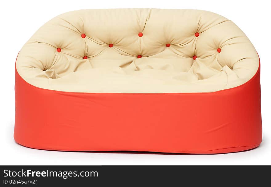 Sofa isolated on a white background