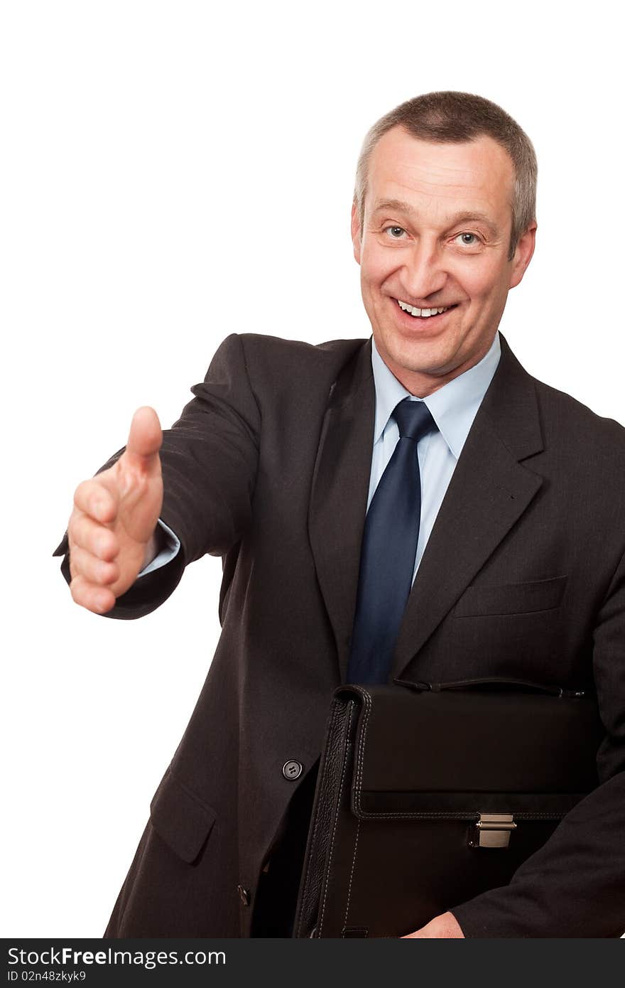 Smiling Senior Businessman