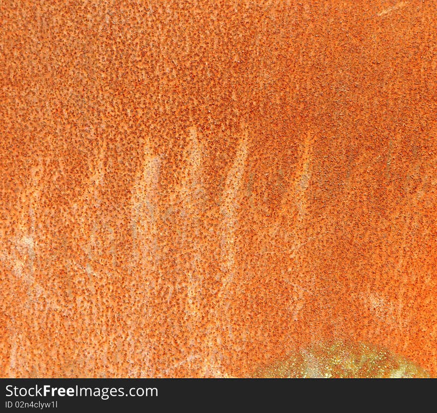 Close up of a rusty metal background