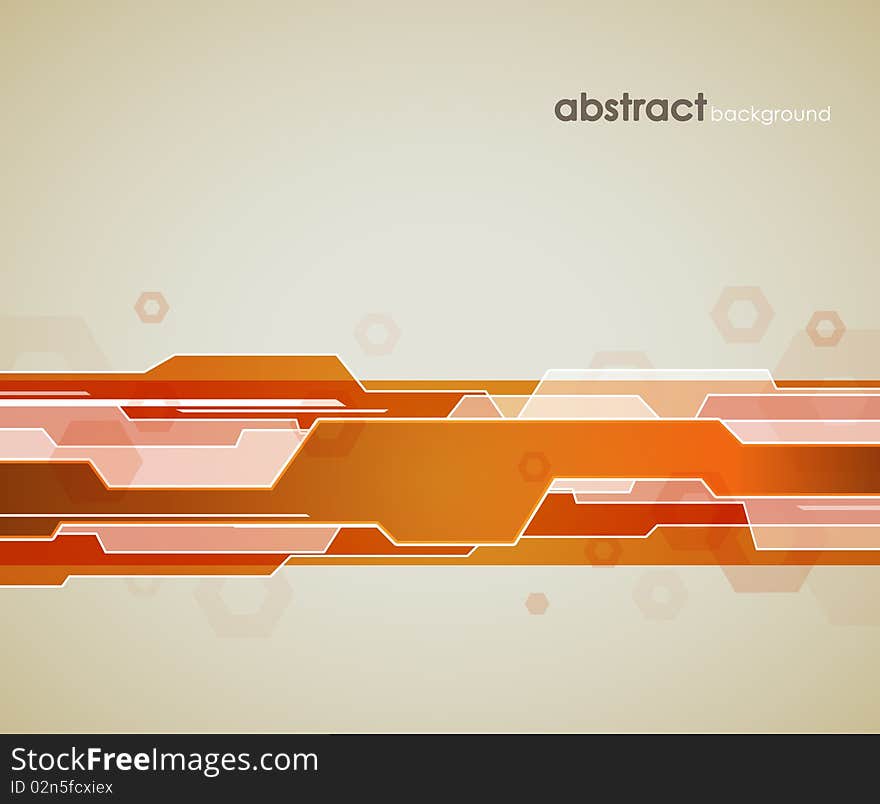 Abstract blue background. Vector art