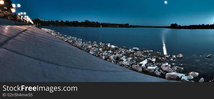 Panorama of the river