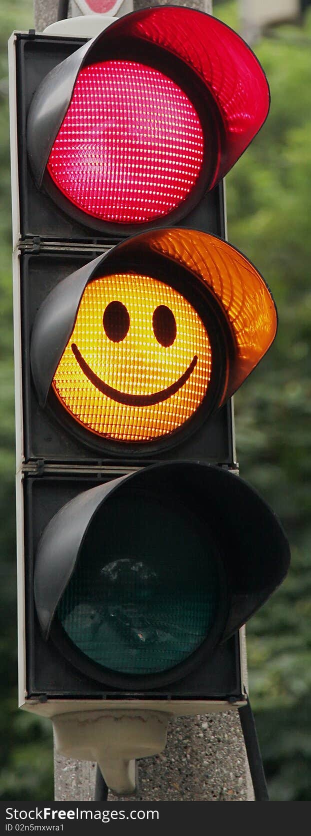 Smiling Traffic Signal