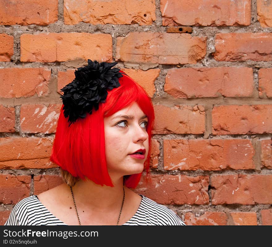 Red Headed Classy Young Woman