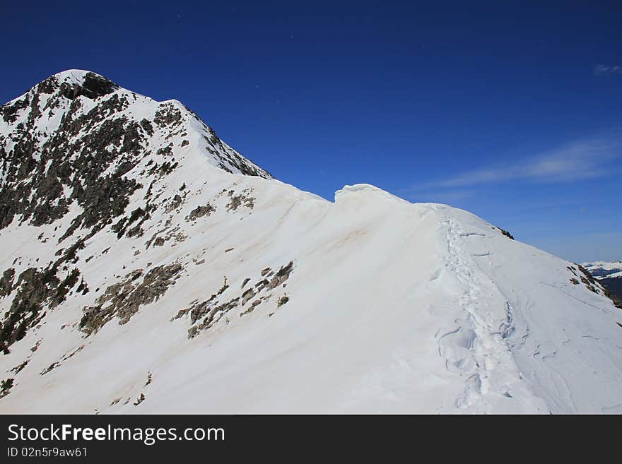 Mountain peak trail 2