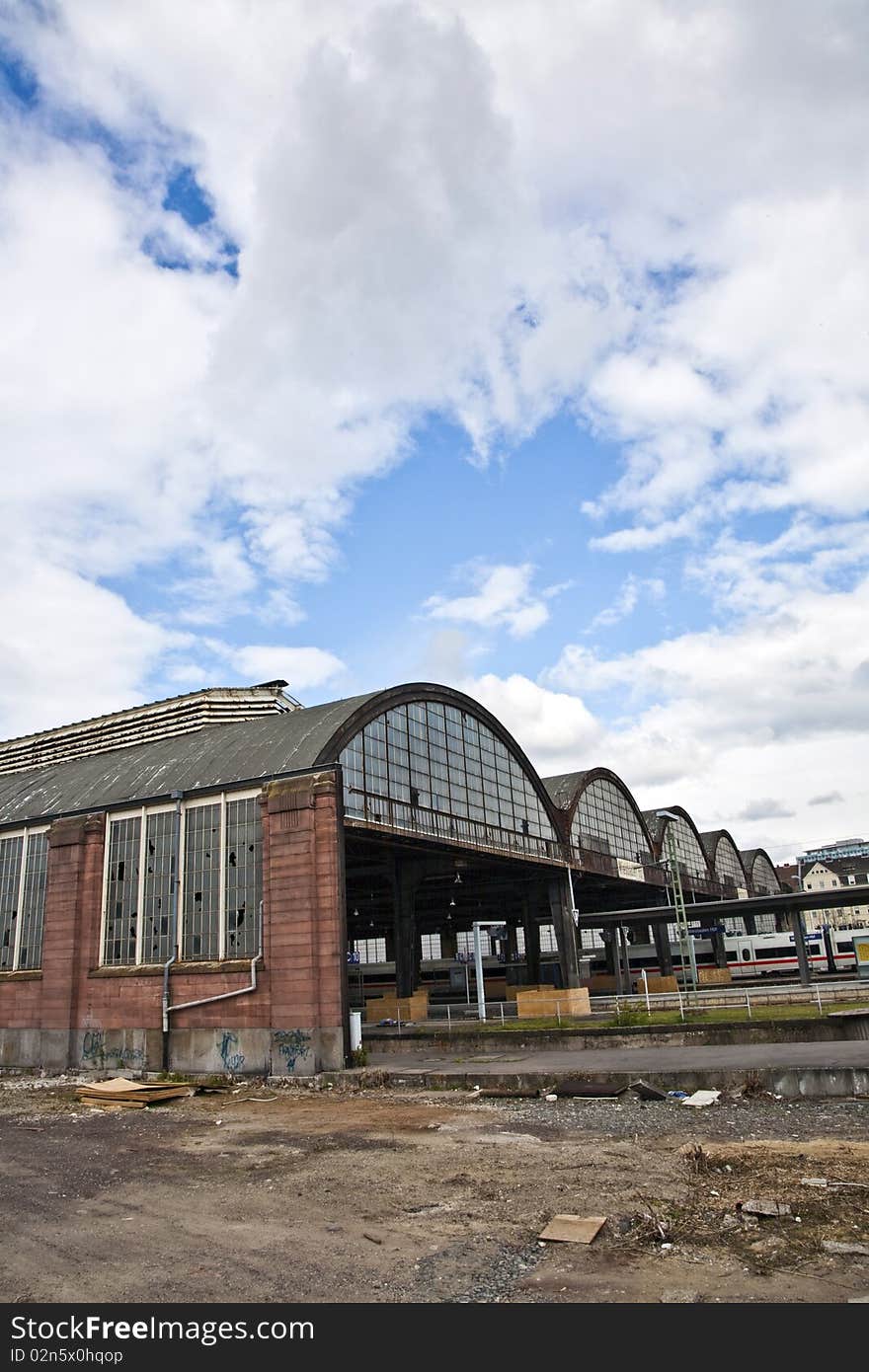 Classicistic iron train station