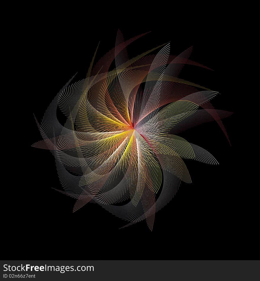 Pinwheel Shaped Fractal