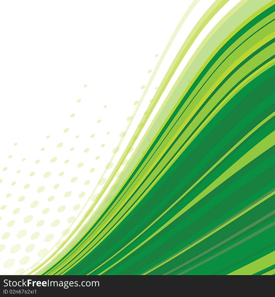 Green Abstract Background, white space for you text