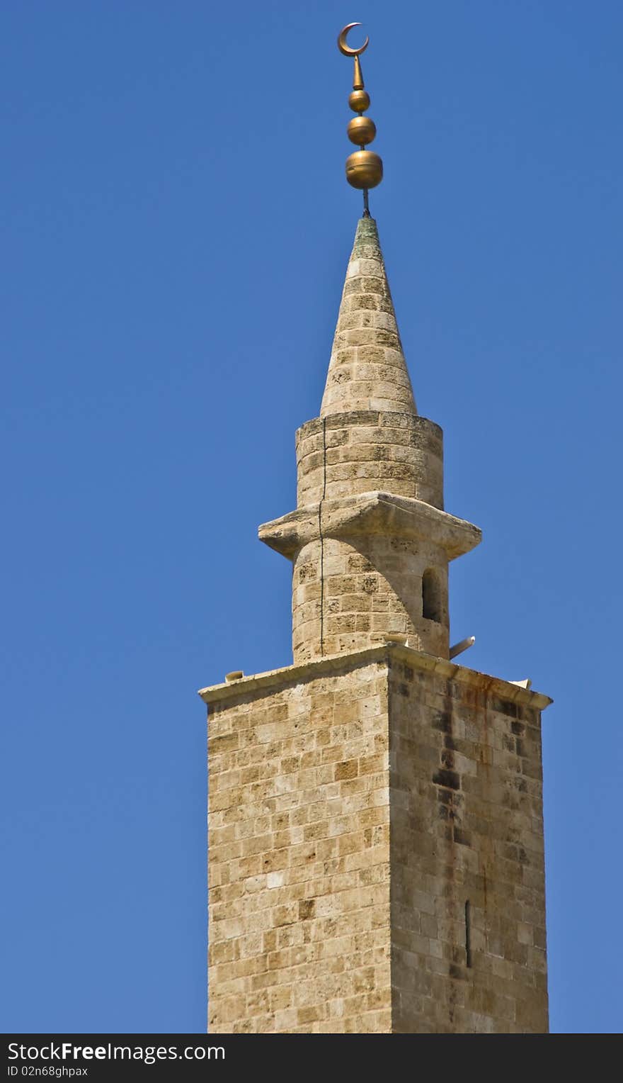 Old minaret in down town beirut