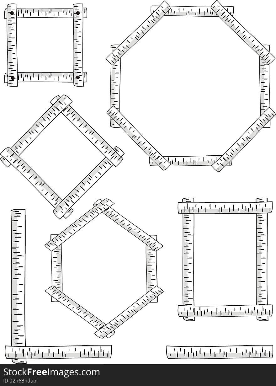 Five Versions Of Birch Frames