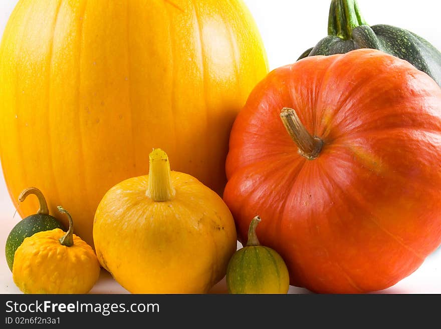 Colorful gourds