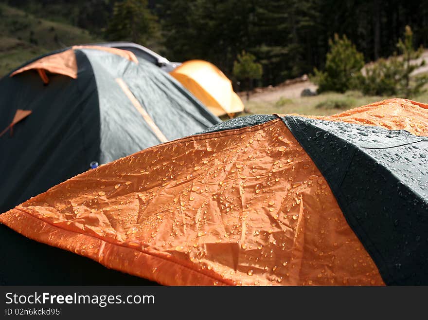 3000 m, camping and mountain climbing festival. 3000 m, camping and mountain climbing festival