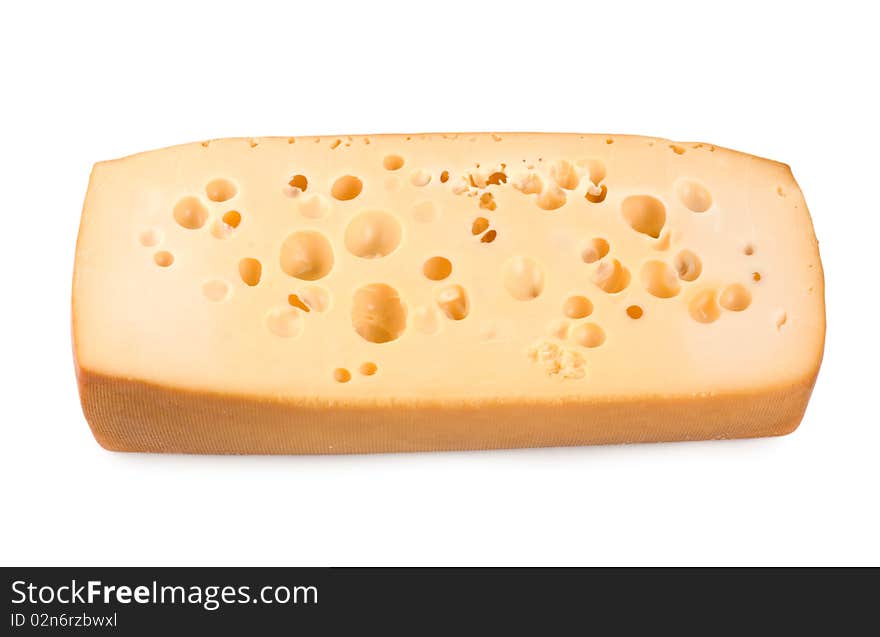 Dutch Cheese Isolated