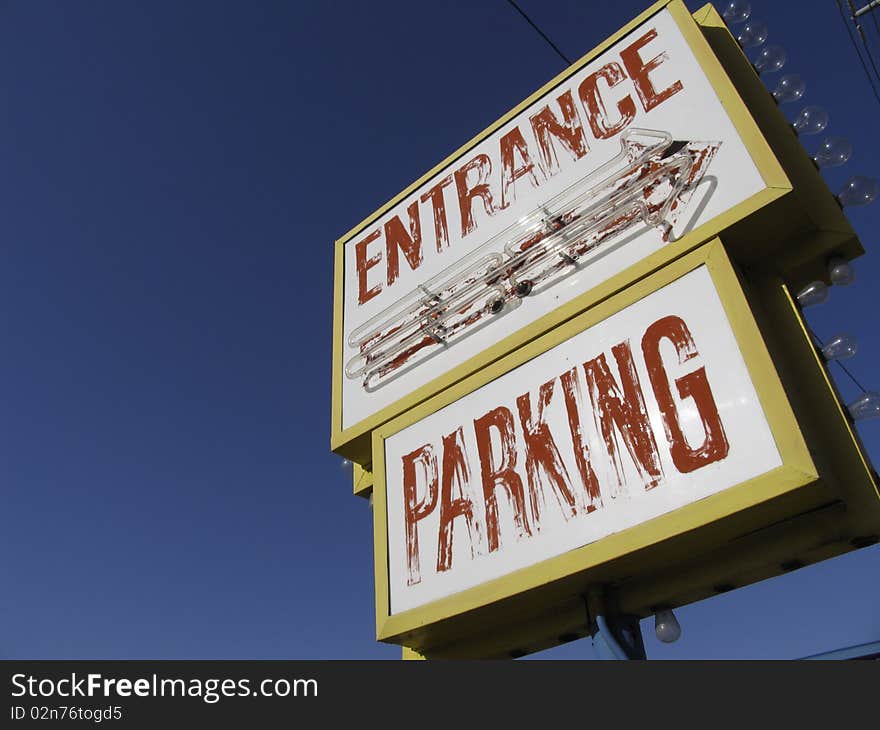 Motel sign