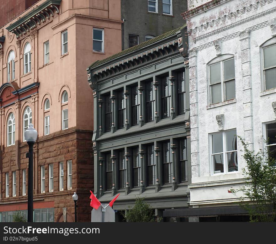 A urban view in a  southern city. A urban view in a  southern city