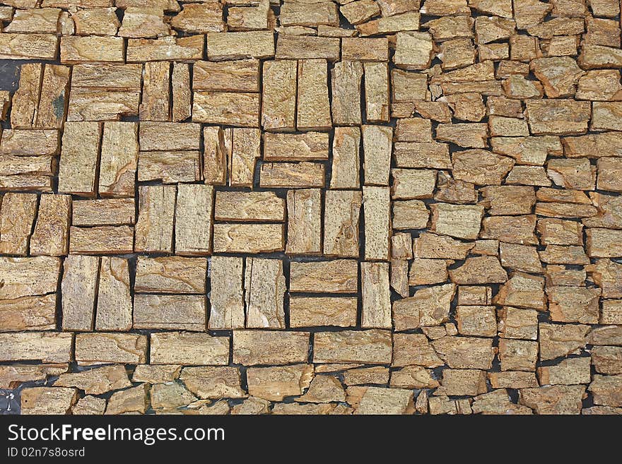 Background bark brown look beautiful of thailand