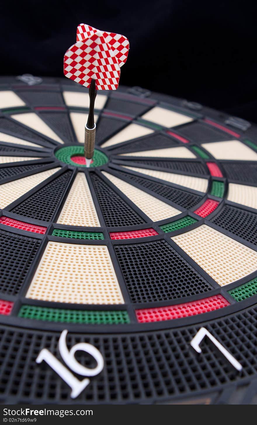 Darts board close up, sport commercial