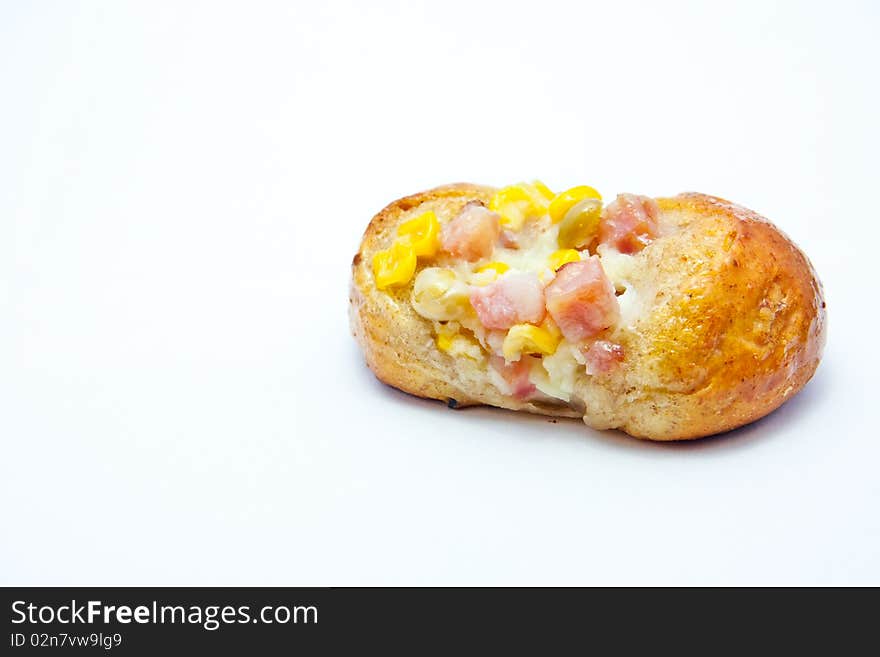 Bread with Bacon and Corn