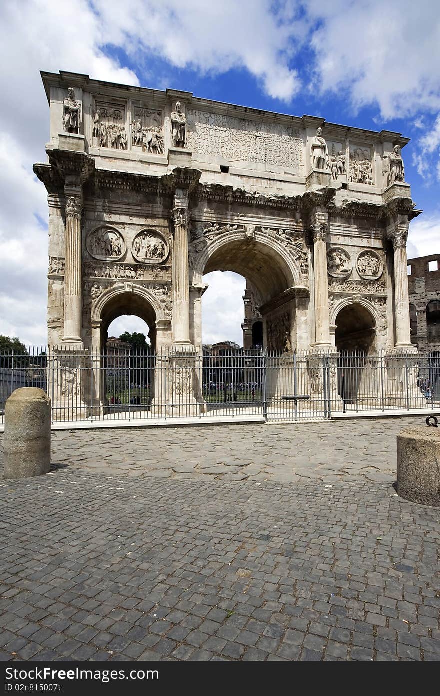 Arco di Costantino (Arch of Constantine), Roma, Italy. Arco di Costantino (Arch of Constantine), Roma, Italy