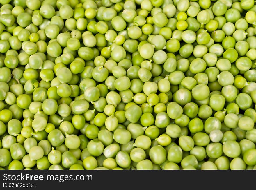 Fresh green peas closeup lens. Fresh green peas closeup lens