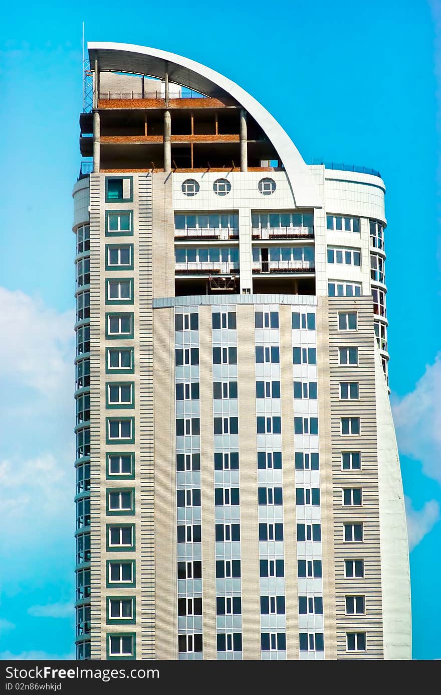 Construction of a high building