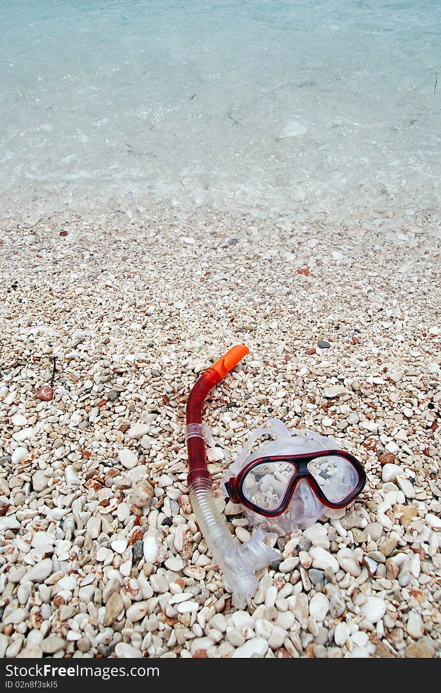 Diving mask and snorkel