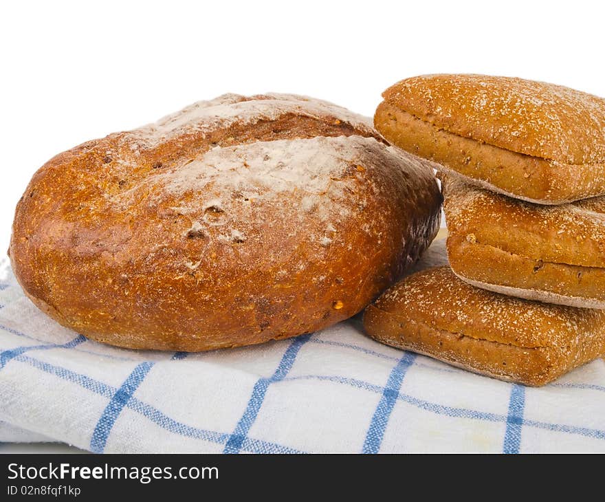 Scandinavian Dark bread. Close up