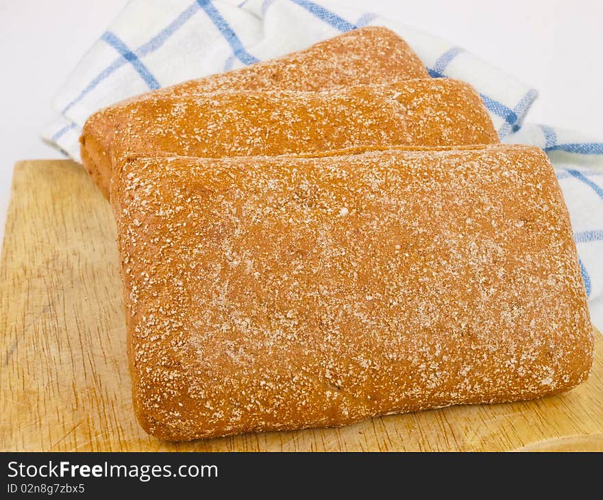 Scandinavian Dark bread. Close up