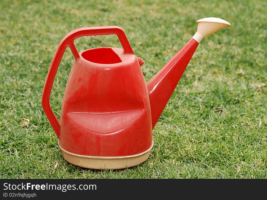 Old watering can