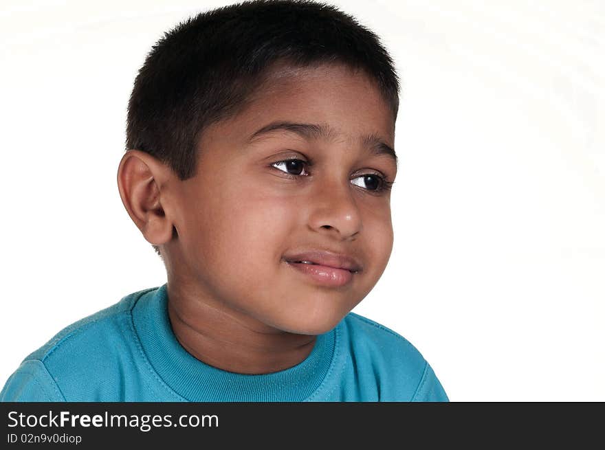 Photo of adorable young boy looking at camera. Photo of adorable young boy looking at camera