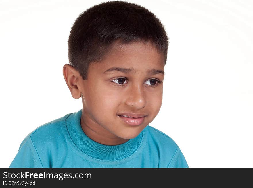 Photo of adorable young boy looking at camera. Photo of adorable young boy looking at camera