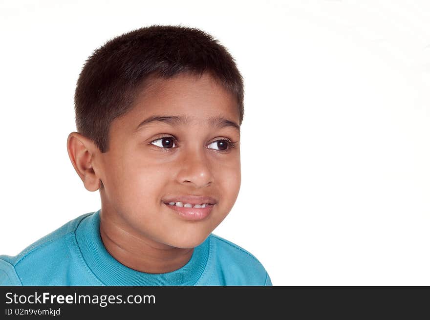 Photo of adorable young boy looking at camera. Photo of adorable young boy looking at camera