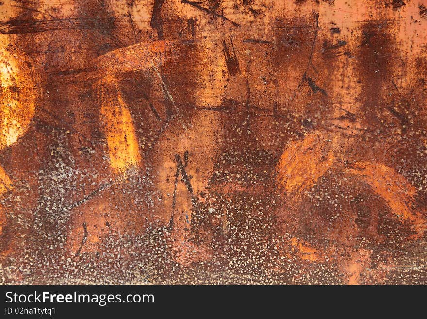 Rusty metal texture