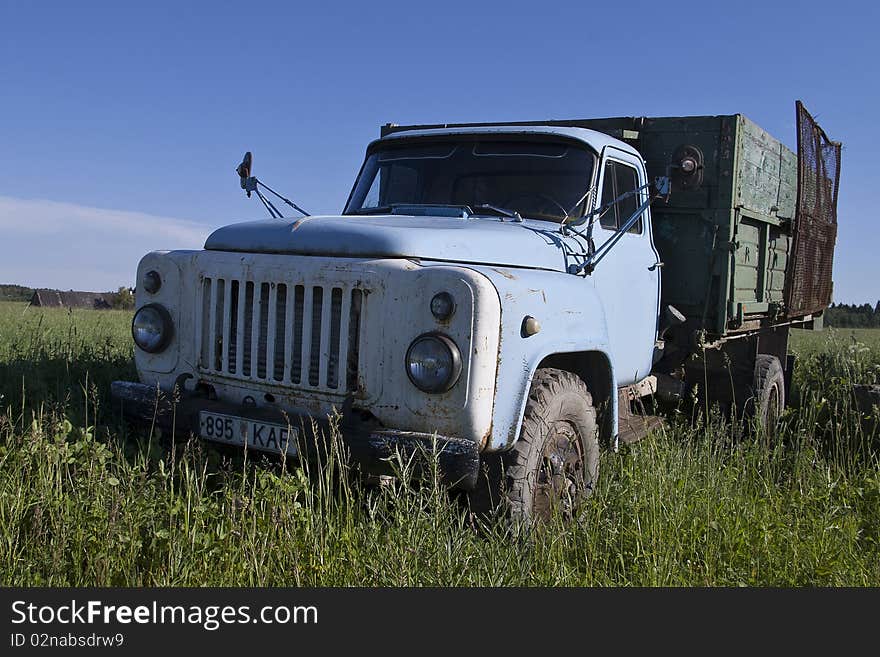 Old russian truck