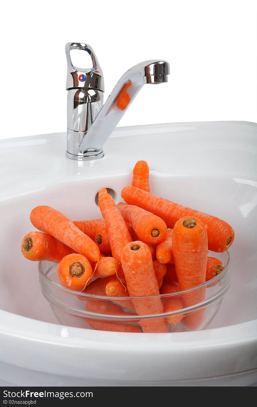 Washed carrot