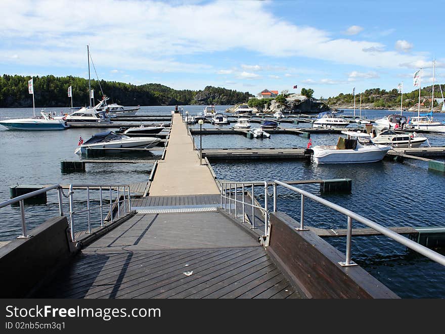 Summer by the beach in Telemark. Summer by the beach in Telemark.