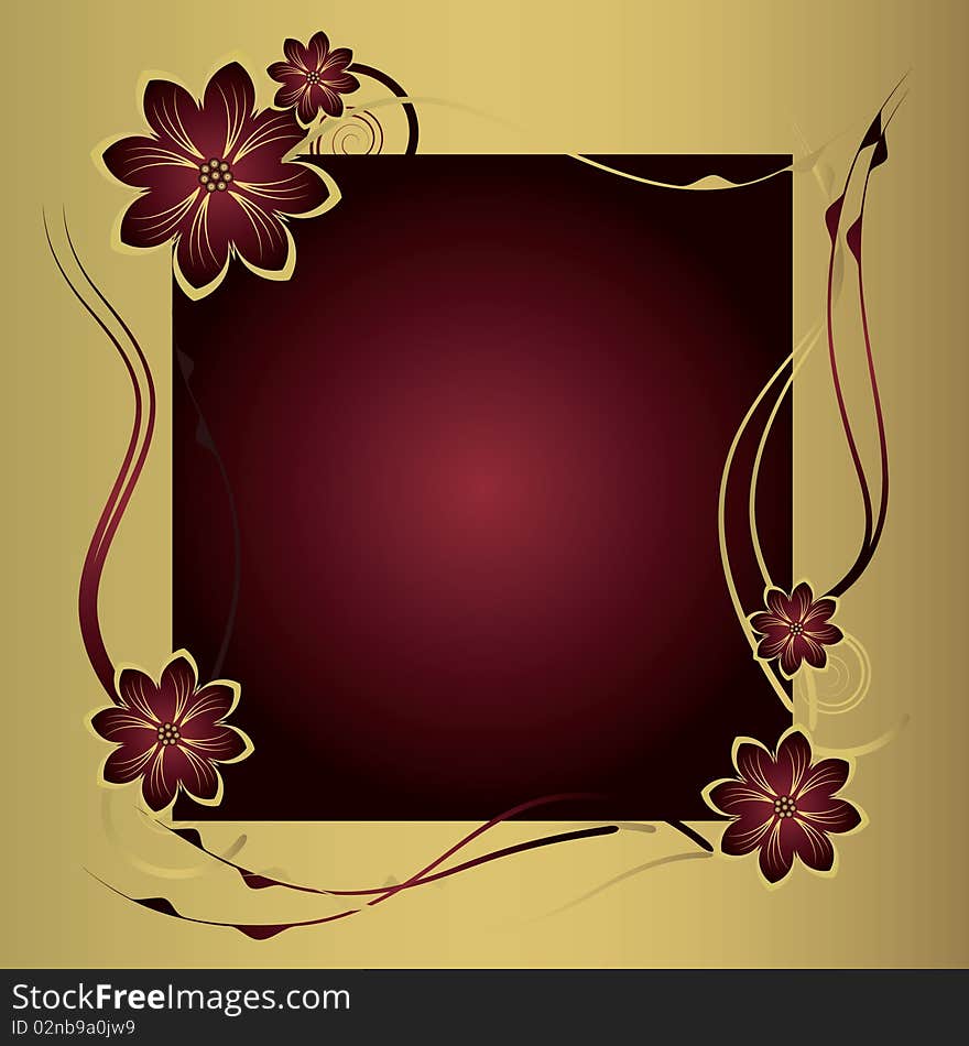 Abstract  Floral Background