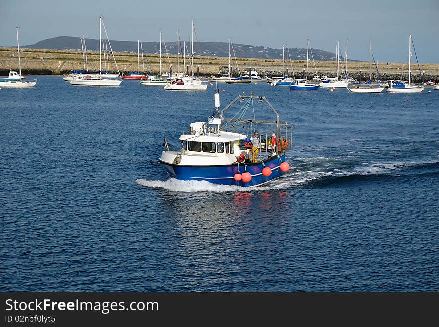 A Small Fishing Ship