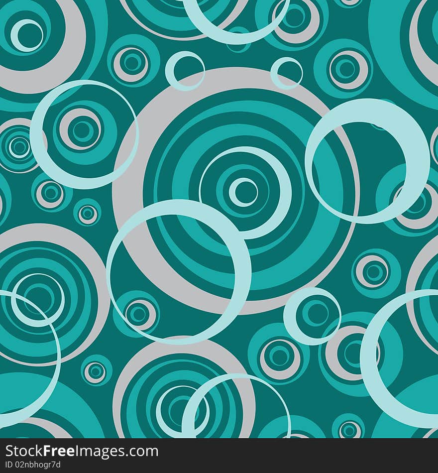 Seamless abstract green pattern (From my big Seamless collection)