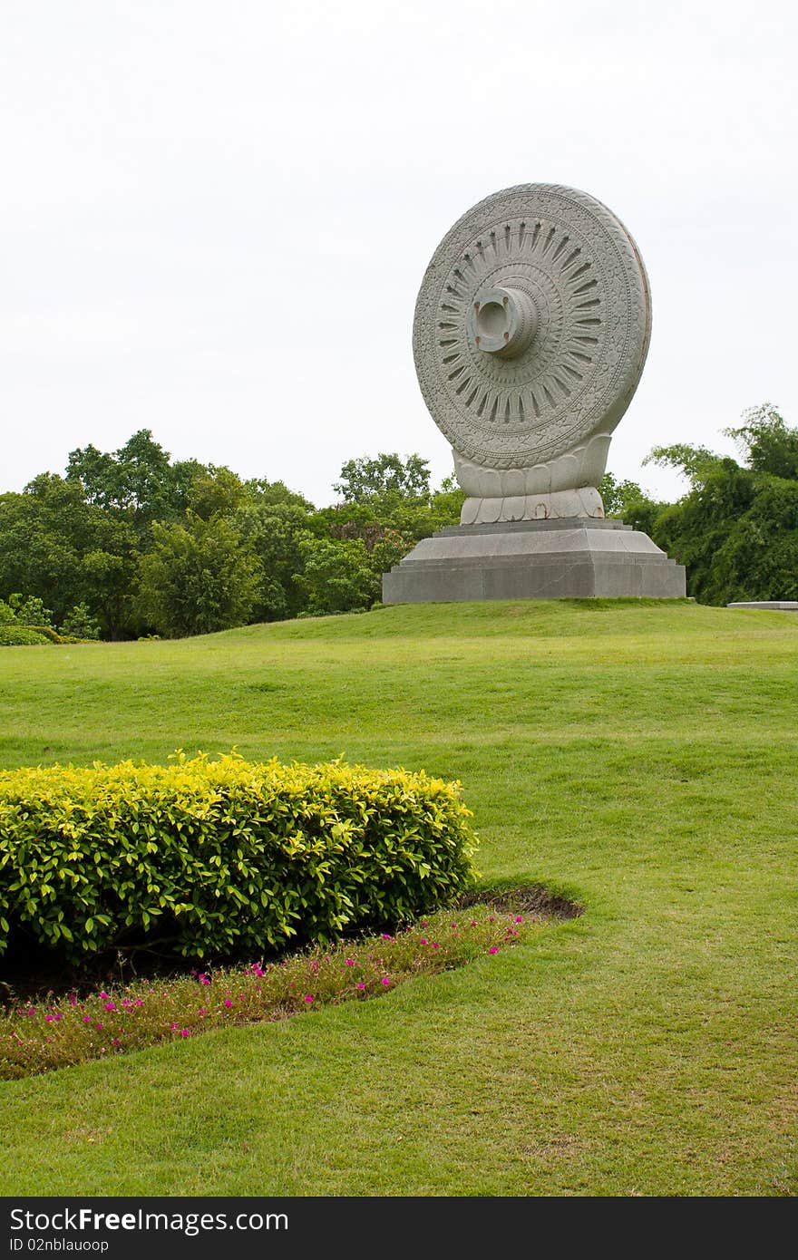 Bridge in the park,isolated on the background. Bridge in the park,isolated on the background