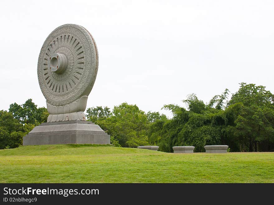 Bridge in the park,isolated on the background. Bridge in the park,isolated on the background