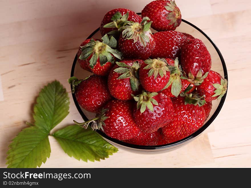 Bowl Of Fresh Strawberry