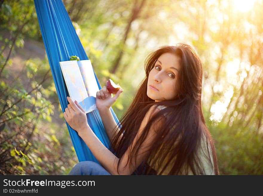 Relaxing in a Hammock