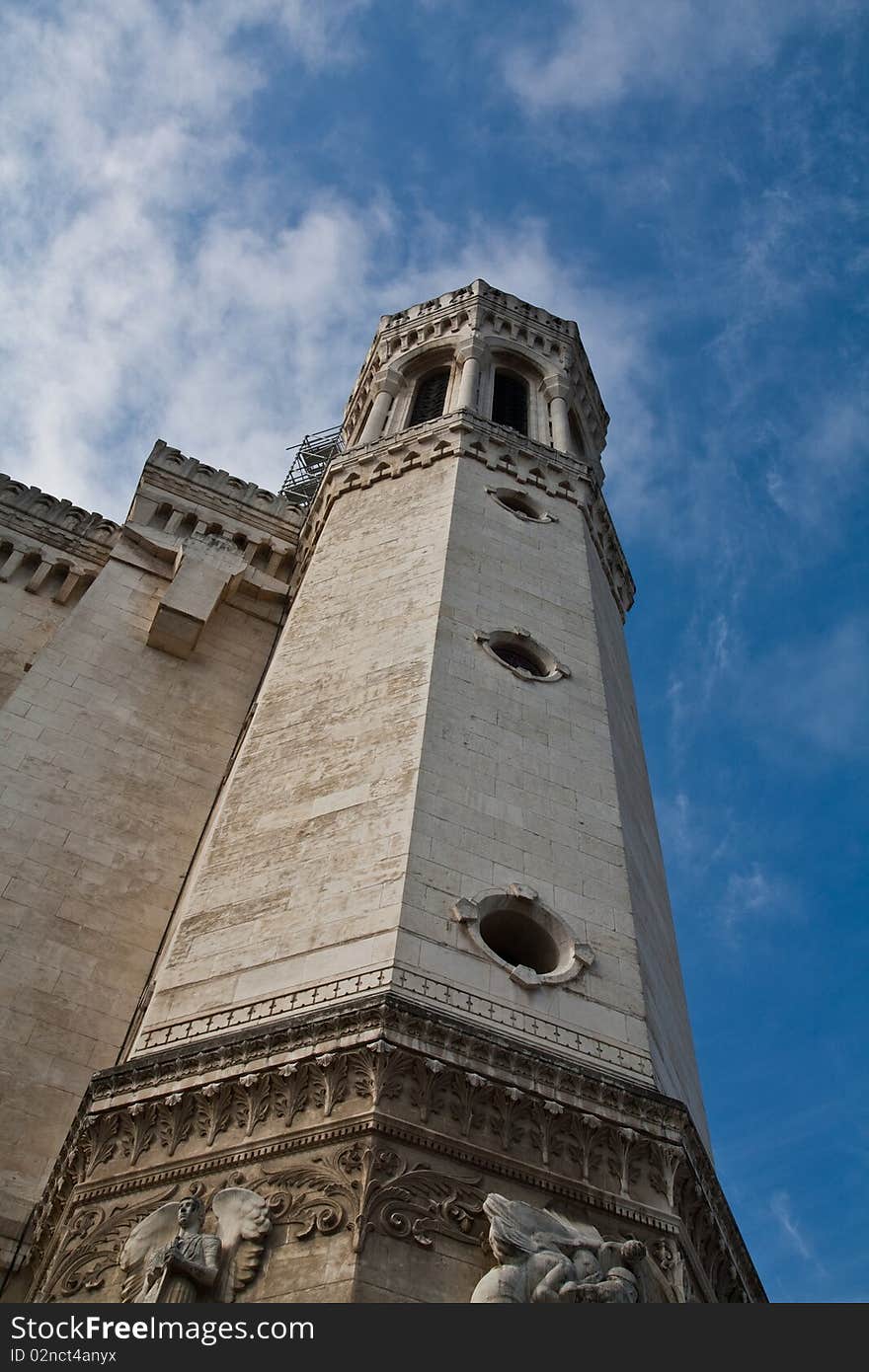 Tower in Lyon Cathedral