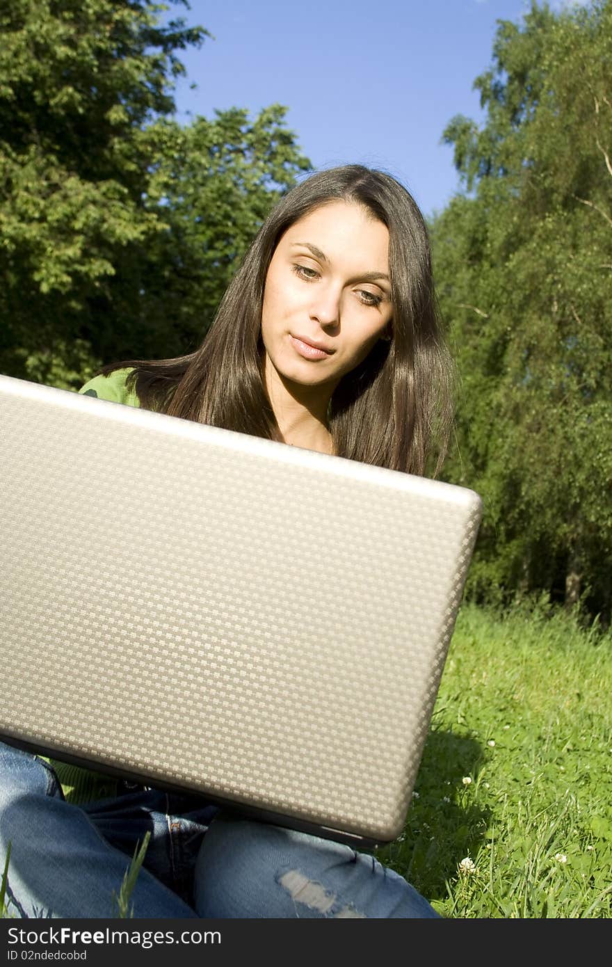 Woman with a Laptop