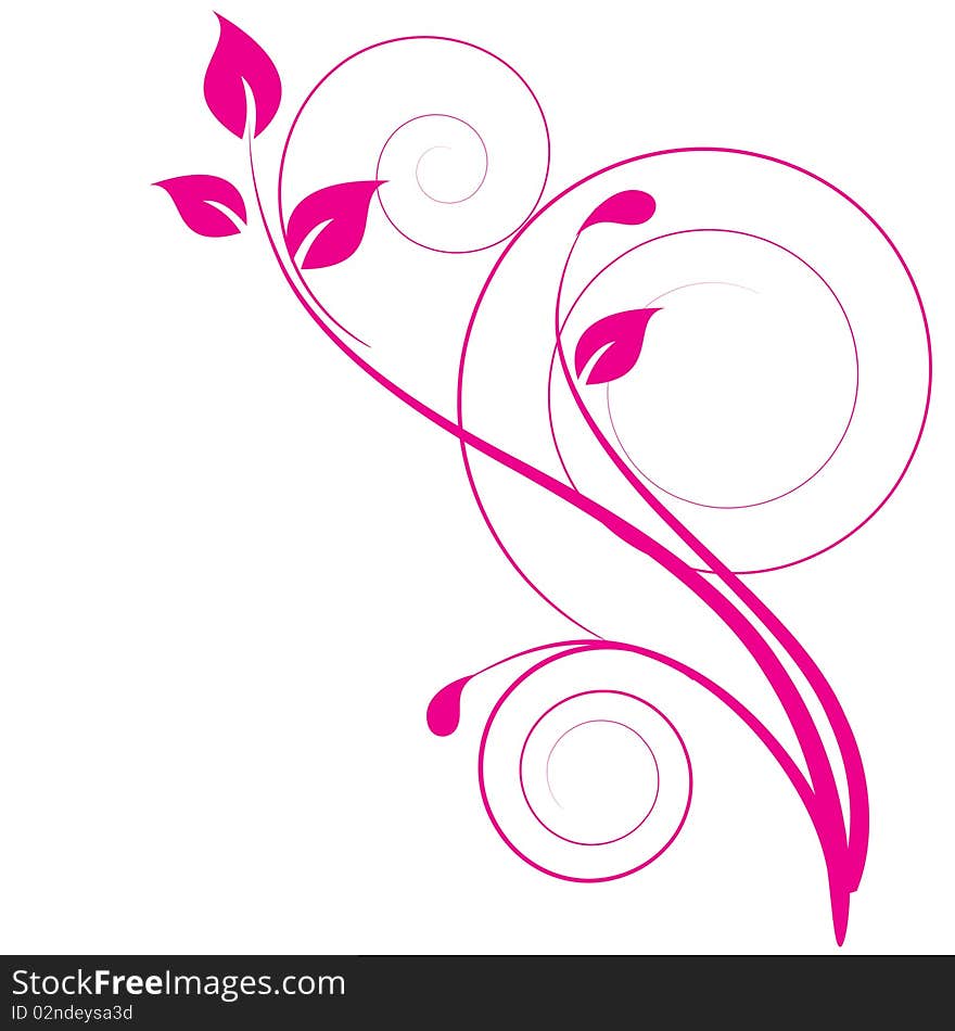 abstract  floral background wit place for your text